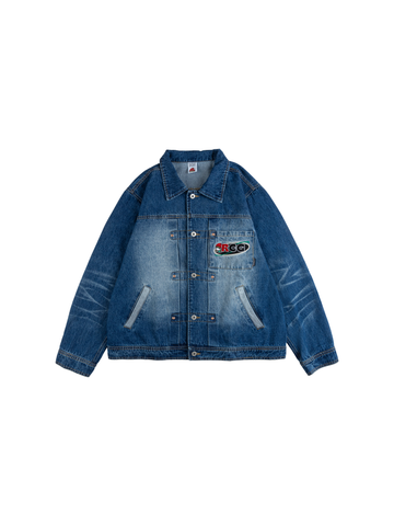 RCG x 新香冰廳 WASHED DENIM JACKET (HONG KONG LIMITED)