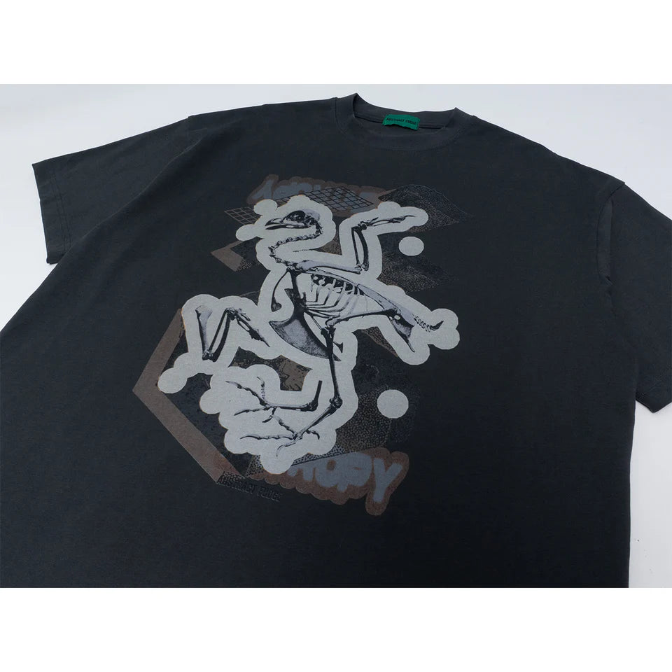 Abstract Fudge Entropy Tee (Dark Grey)