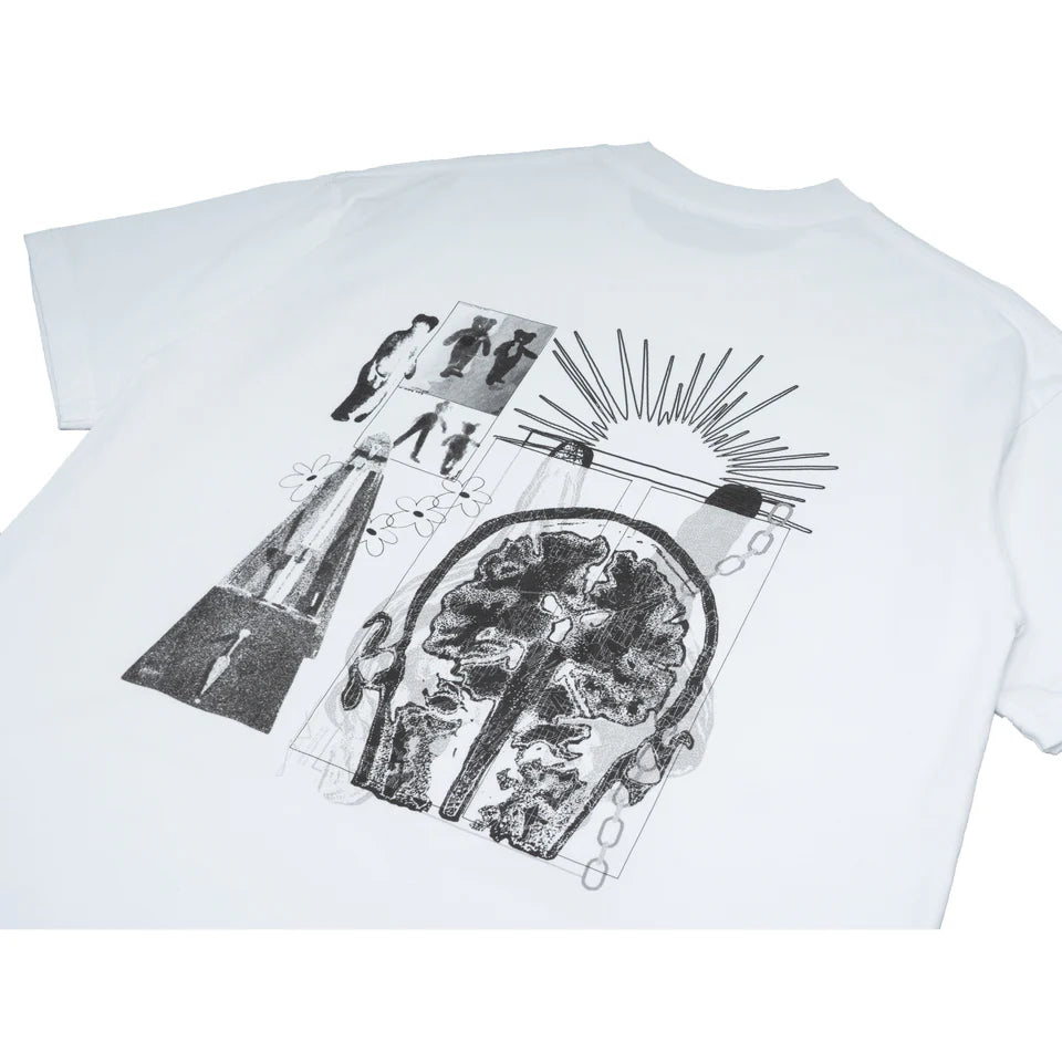Abstract Fudge Deafening Silence AF Tee (White)