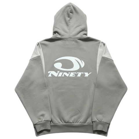9090 Heisei Logo Switching Hoodie