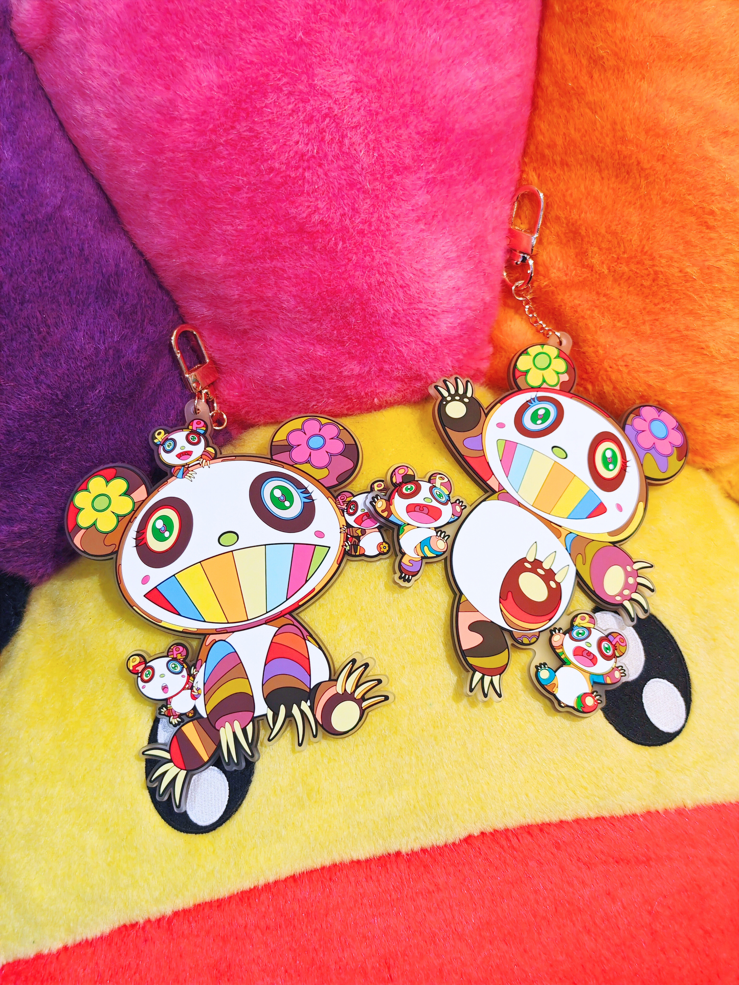 村上隆 Takashi Murakami Panda Rubber Keyring