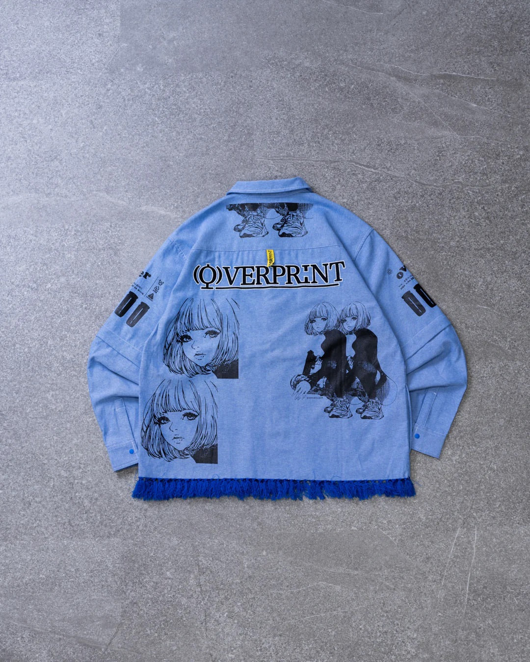 (預訂) Over Print Purupuru ARM Zip Shirt (約7-14個工佢天到貨)