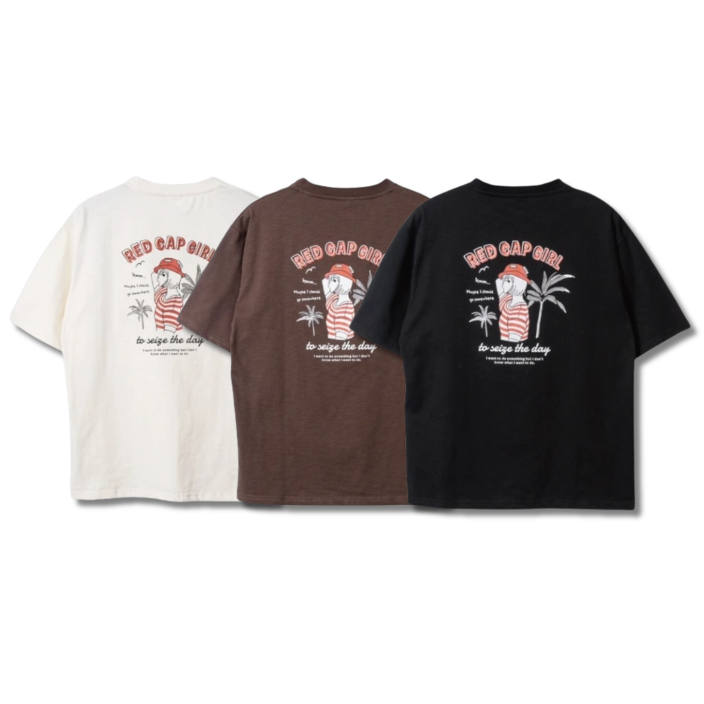 RED CAP GIRL Plam Trees Cool Touch T-Shirt