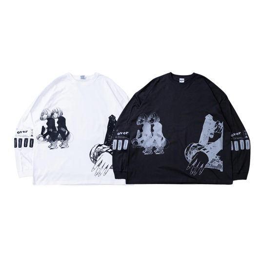 (預訂) Over Print Purupuru L/S Tee (約7-14個工佢天到貨)