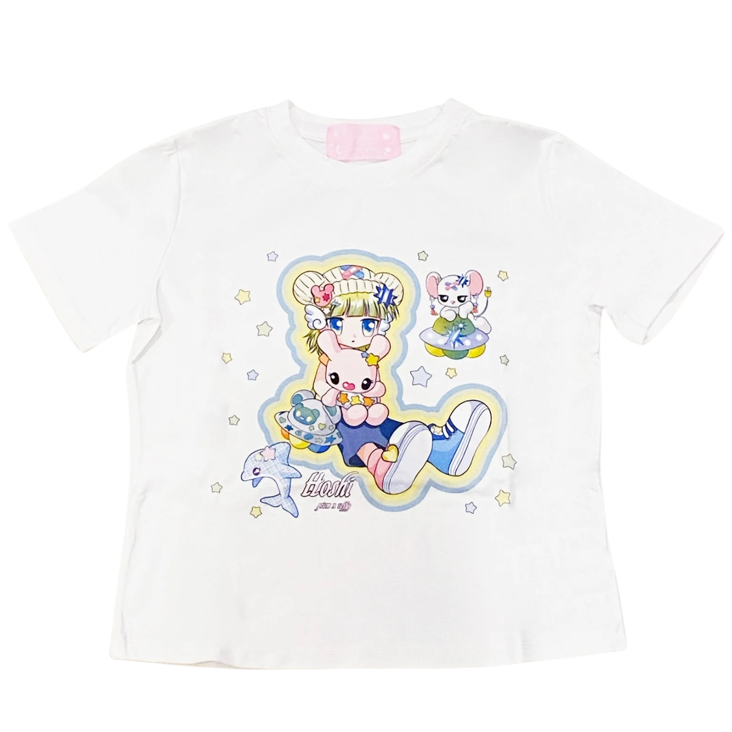 PRISM x Taffy.Eye Crop T-Shirt (Hoshi - Chibi Style)