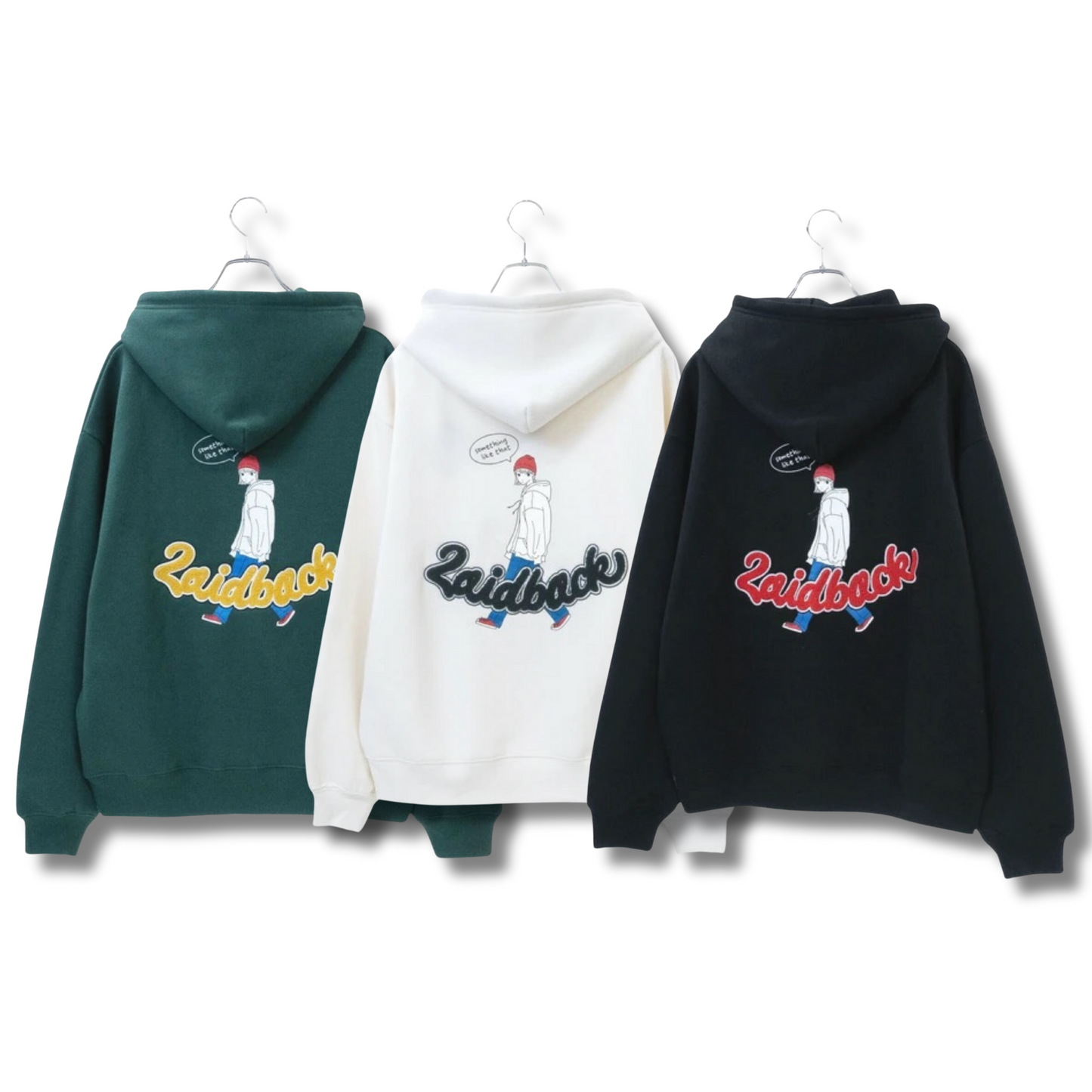 RED CAP GIRL Back Laidback Sagara - Embroidery Zip Hoodie