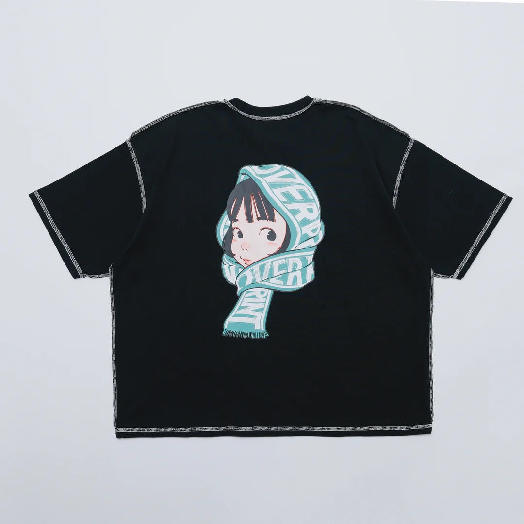 (預訂)Over Print SCARF Tee (7-14個工作天到貨)