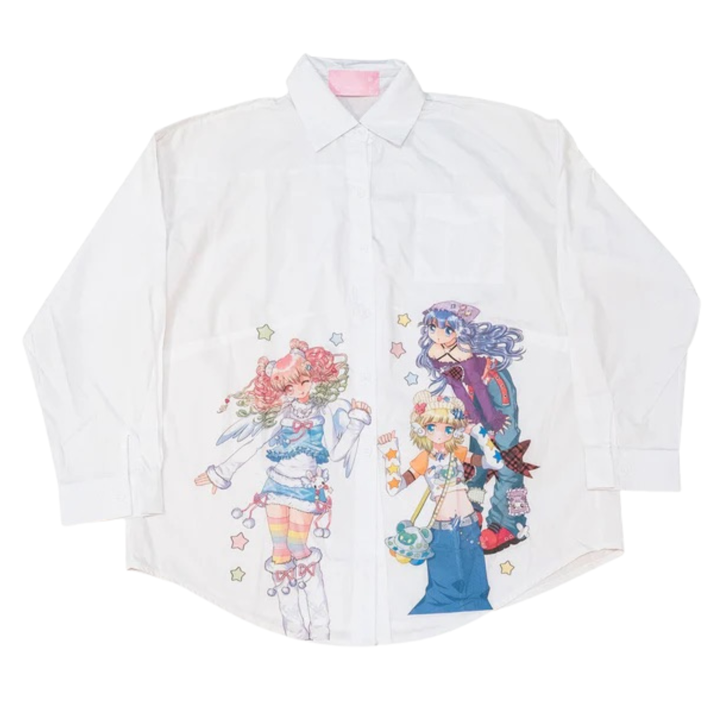 Prism x Taffy.Eye Button Down Shirt (Piko , Chou Chou , Hoshi)