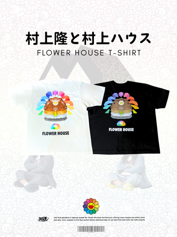 Takashi Murakami To Takashi House Flower House T-Shirt