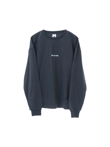 RED CAP GIRL Back Print Red cap girl Long Sleeve Tee