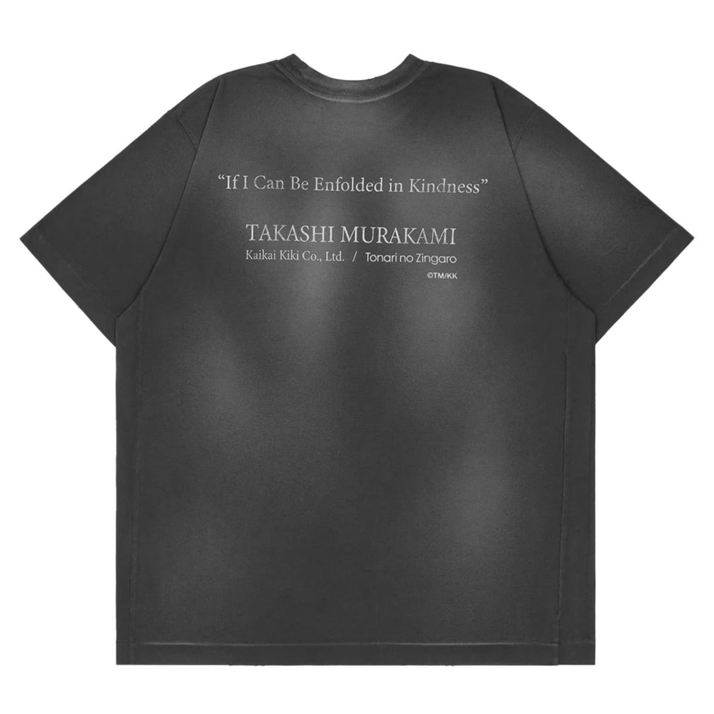村上隆 Takashi Murakami "If I Can Be Enfolded in Kindness" Damaged T-shirt