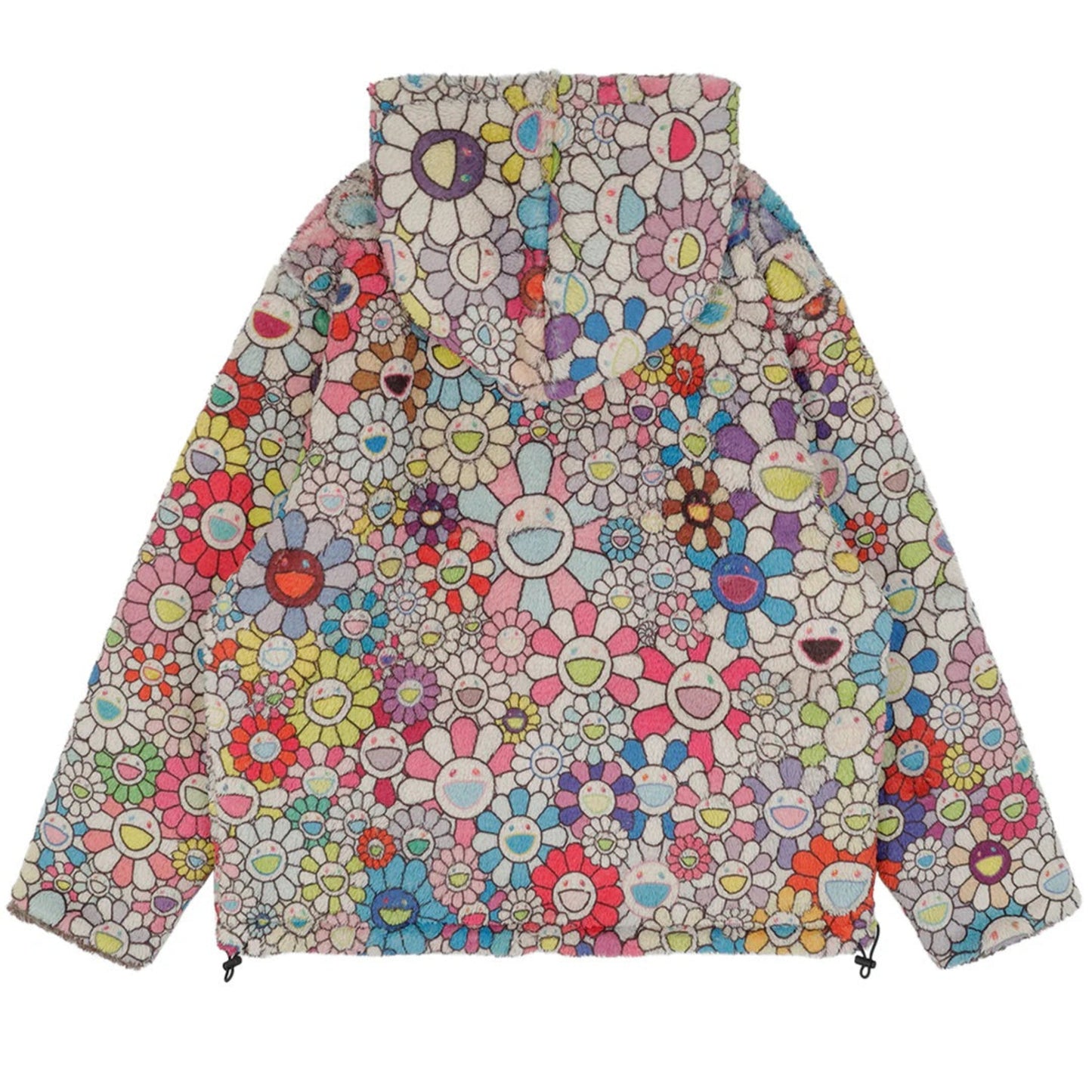 村上隆 Takashi Murakami Reversible Boa Zip Hoodie