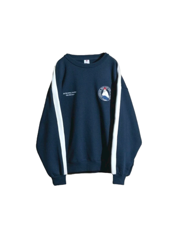 RED CAP GIRL Two-Tone Logo Sweatshirt