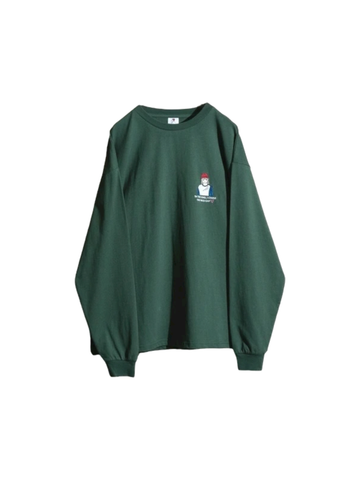 RED CAP GIRL Logo Long Sleeve Tee