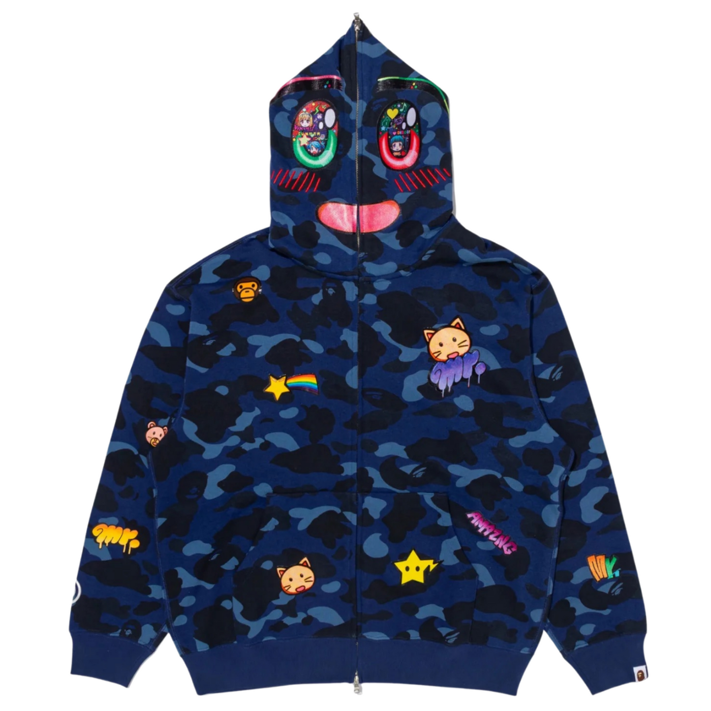 BAPE x Mr. Shark 岩本正胜 Full Zip Hoodie