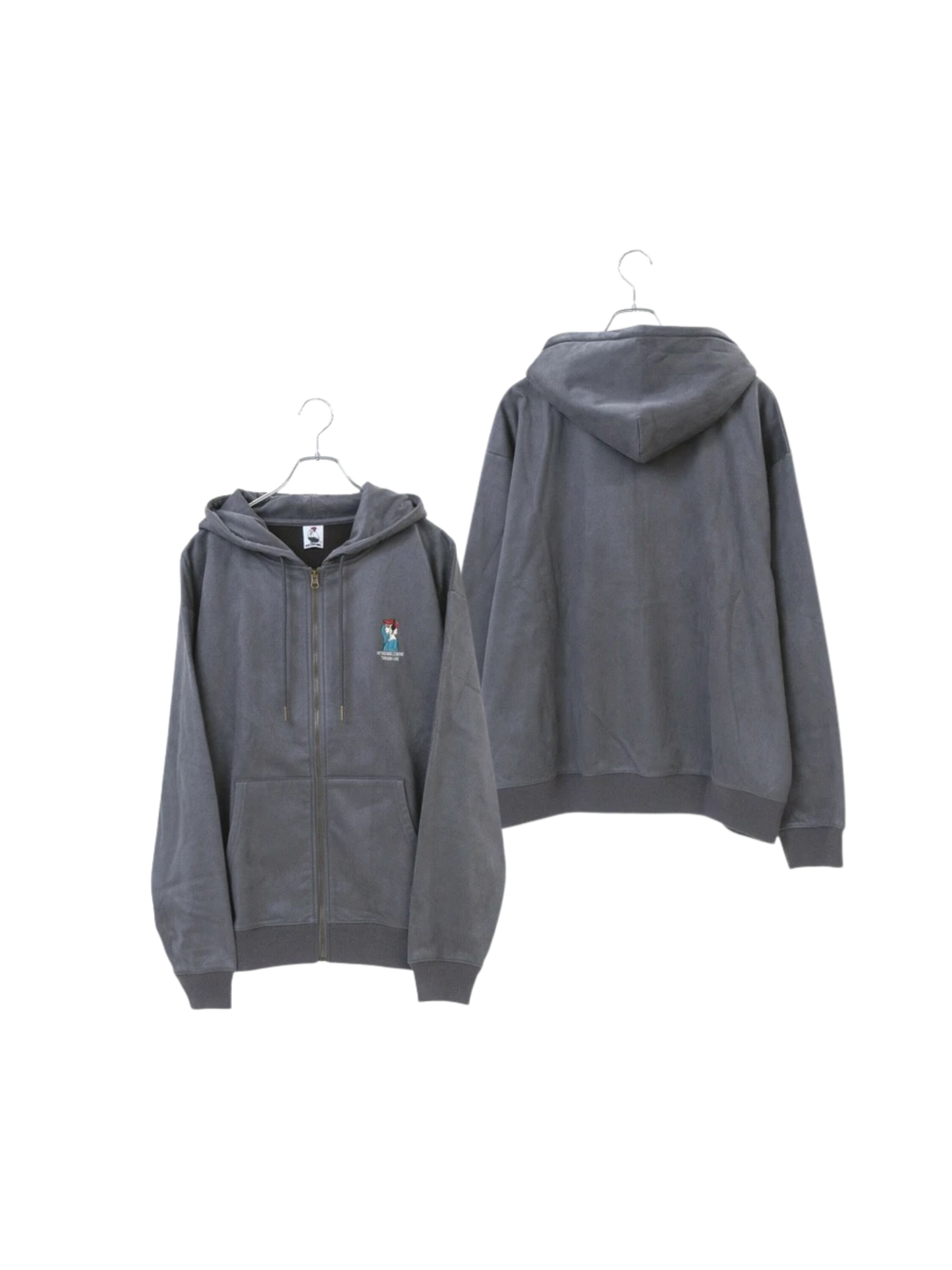 RED CAP GIRL Logo Zip Hoodie