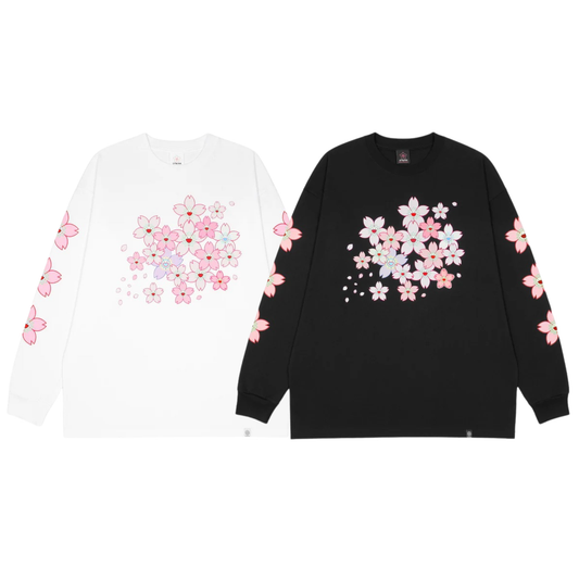 村上隆 Takashi Murakami Cherry Blossoms "HANABANA" L/S T-Shirt