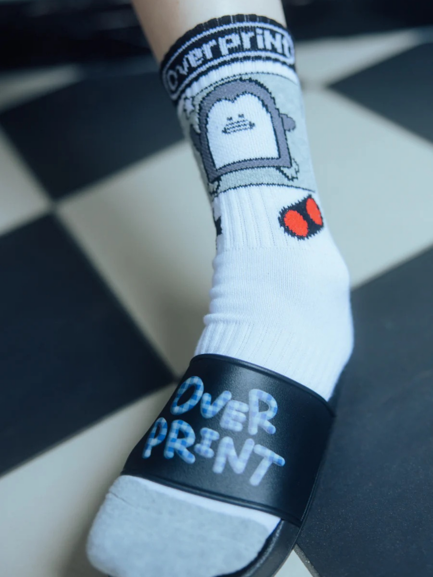 Over Print Naenano Socks *Tokyo Pop Up Limited