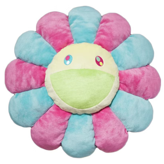 (預訂) Takashi Murakami Flower Cushion 100cm (Pink & Blue) (約7~14個工作天)