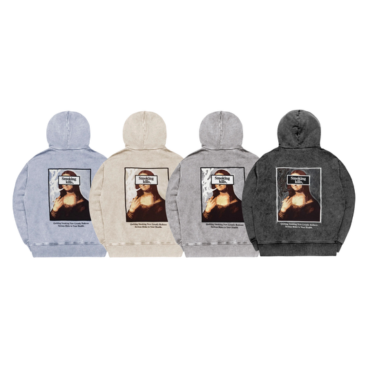 (預訂) FR2 Acid Wash Smoking kills Embroidery Art Hoodie (約7-14days到貨)