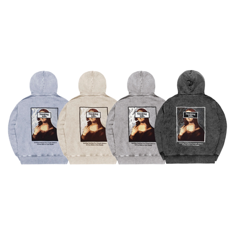 (預訂) FR2 Acid Wash Smoking kills Embroidery Art Hoodie (約7-14days到貨)