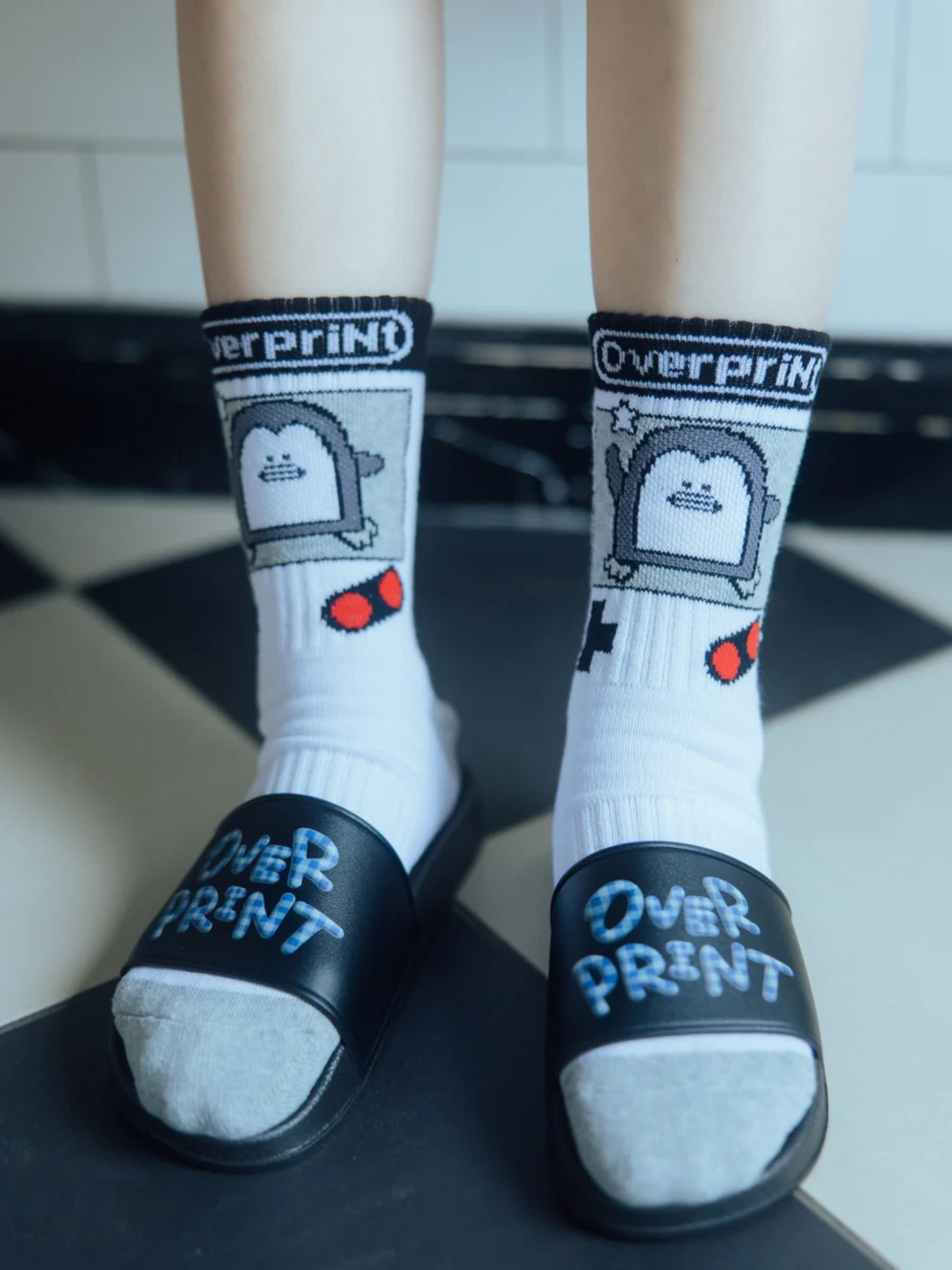 Over Print Naenano Socks *Tokyo Pop Up Limited