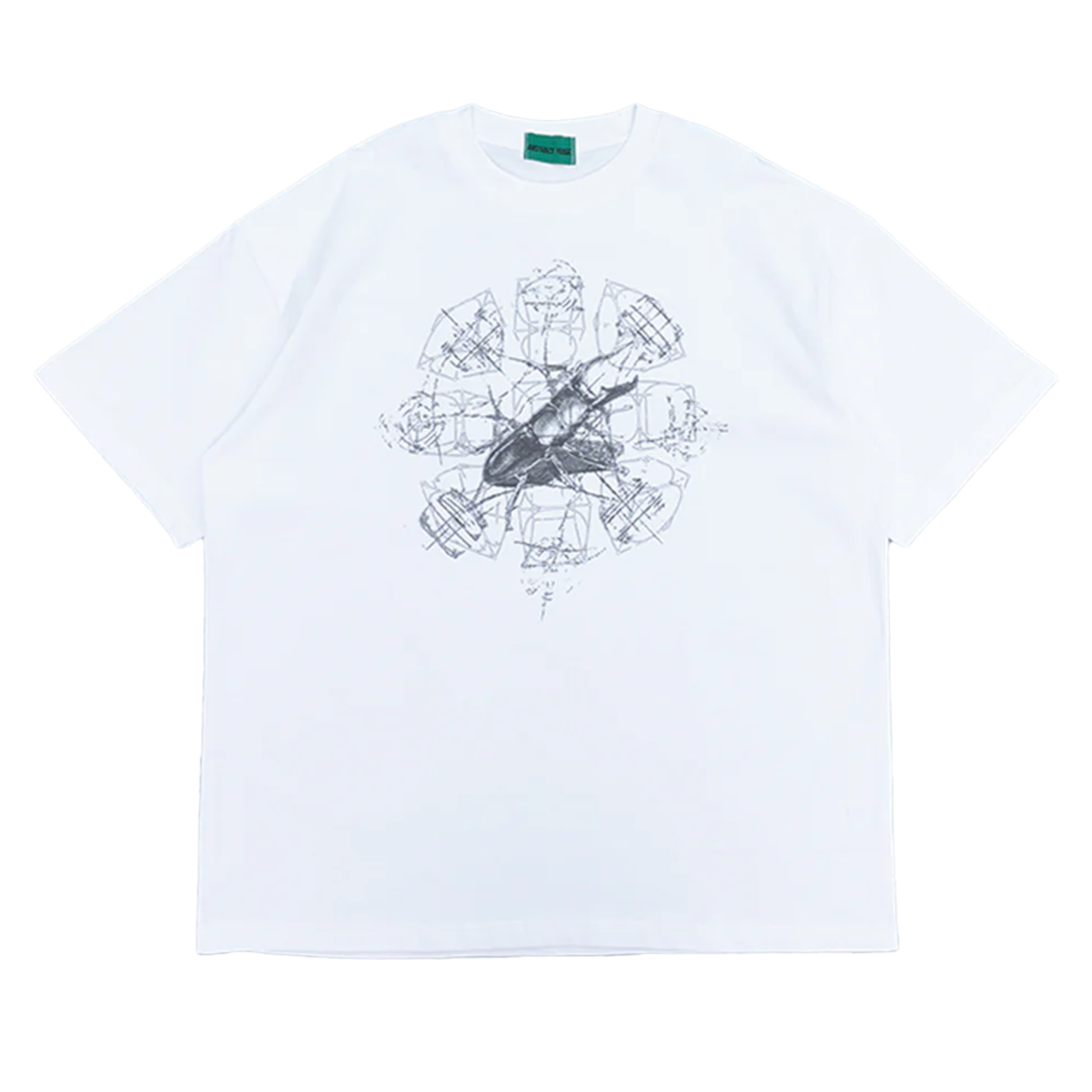 Abstract Fudge Beetle Tee (White)