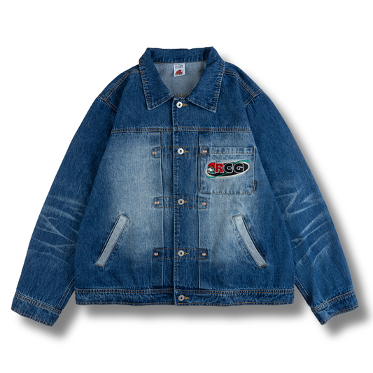 RCG x 新香冰廳 WASHED DENIM JACKET (HONG KONG LIMITED)