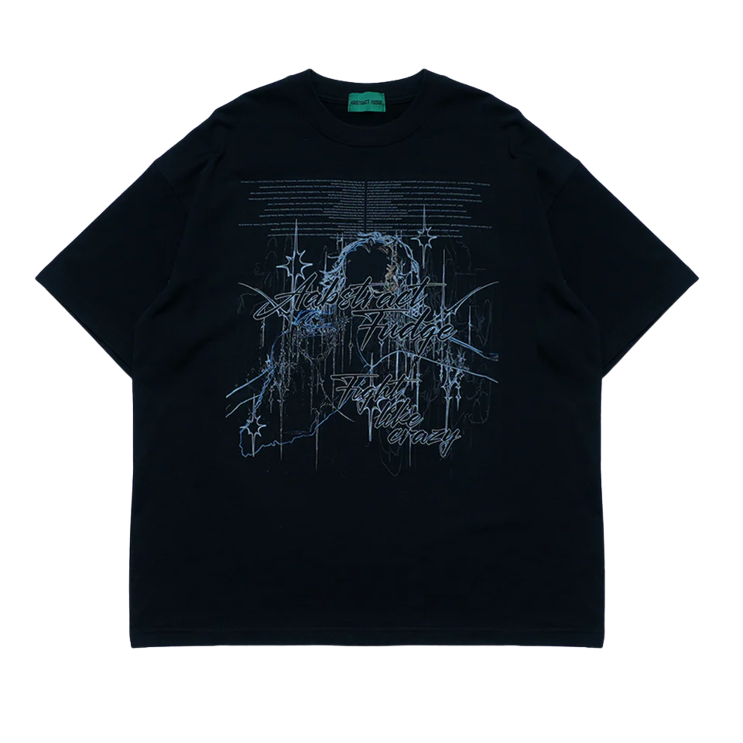 Abstract Fudge AF girl Tee (Black)