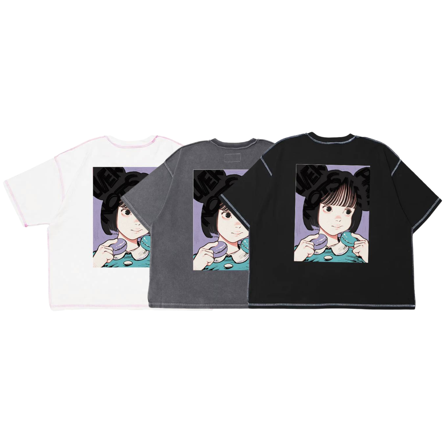 (現貨/預訂) Over Print Pop Art Pigment Tee Ver:22 *Glow in the dark