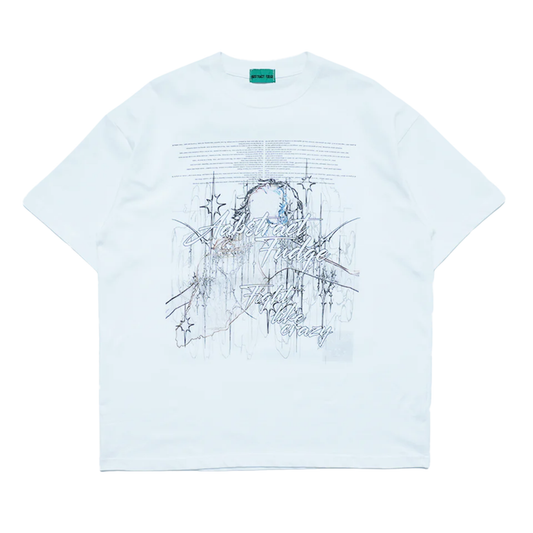 Abstract Fudge AF girl Tee (White)