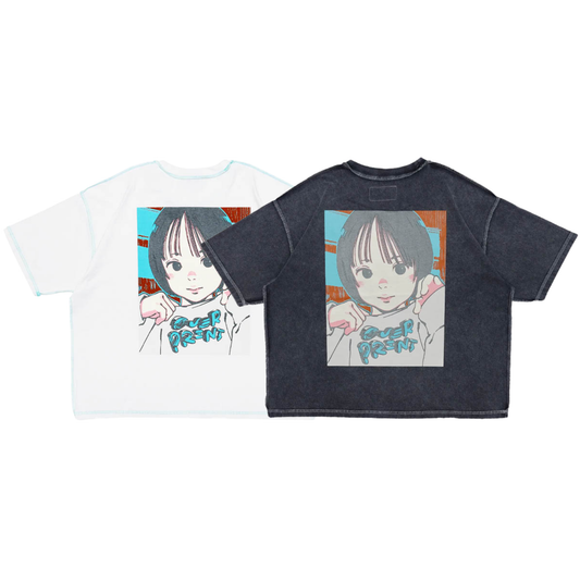 (預訂) Over Print Pop Art Tee Ver:21 *Glow in the dark (White / Grey)