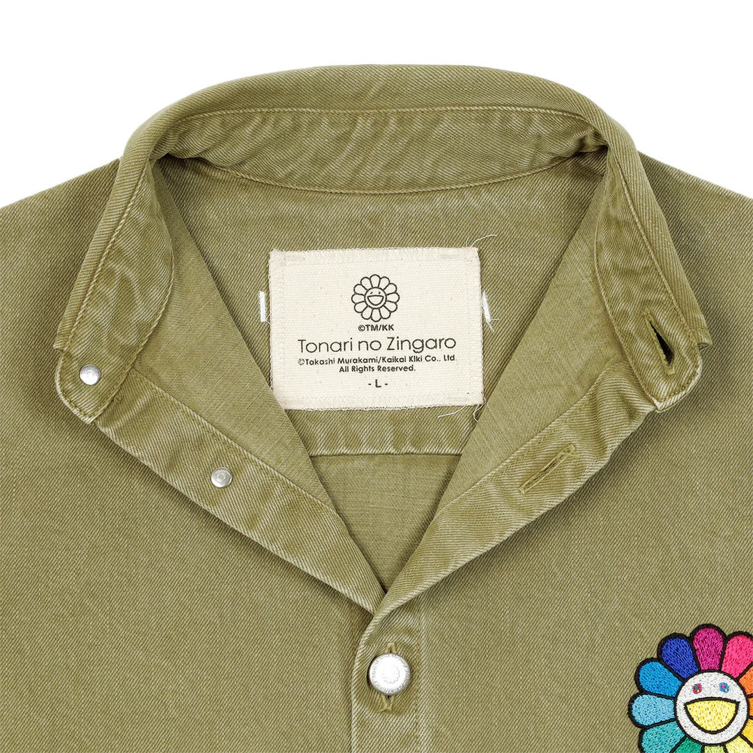 村上隆 Takashi Murakami Murakami Flowers Embroidery Patch Cotton Shirts