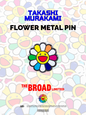 Takashi Murakami Flower Metal Pin (The Broad Museum Limited)