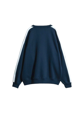 RED CAP GIRL Two-Tone Logo Sweatshirt