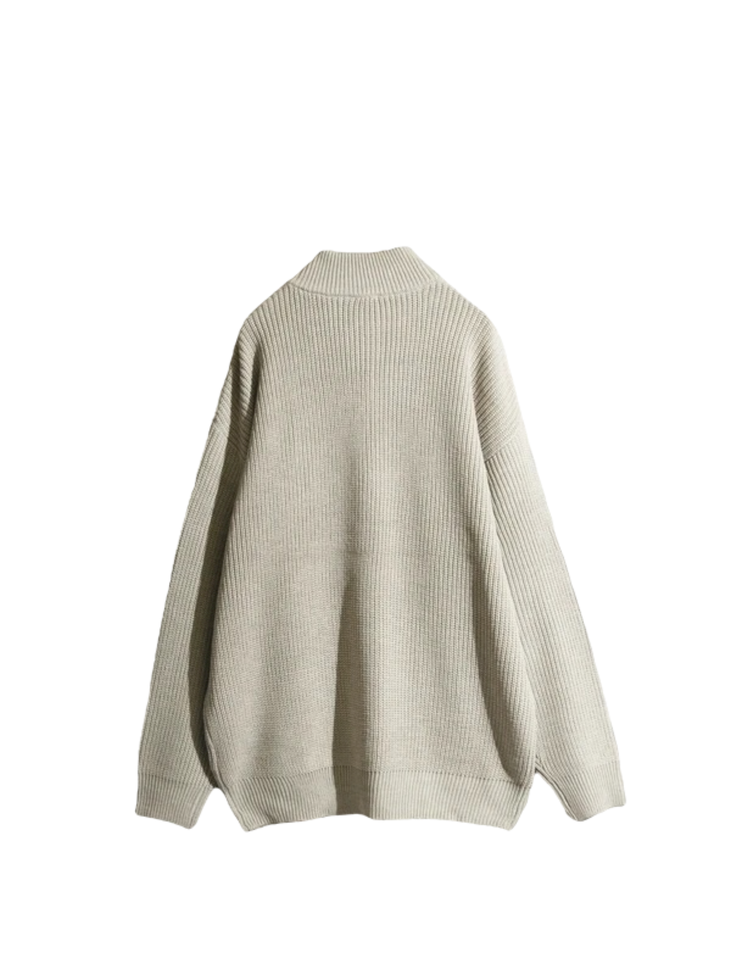 RED CAP GIRL Half Zip Knitwear Emblem