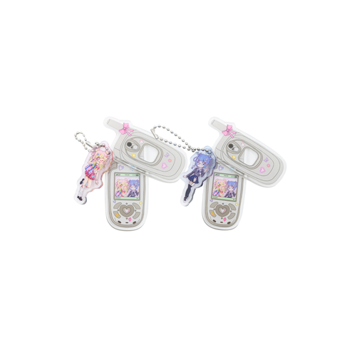 PRISM Flip Phone Keychain