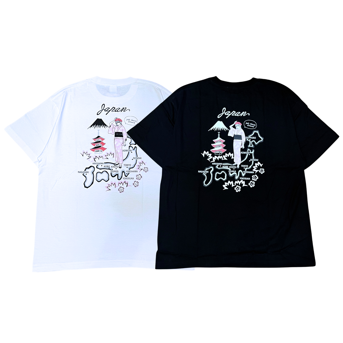 RED CAP GIRL Yukata T-Shirt