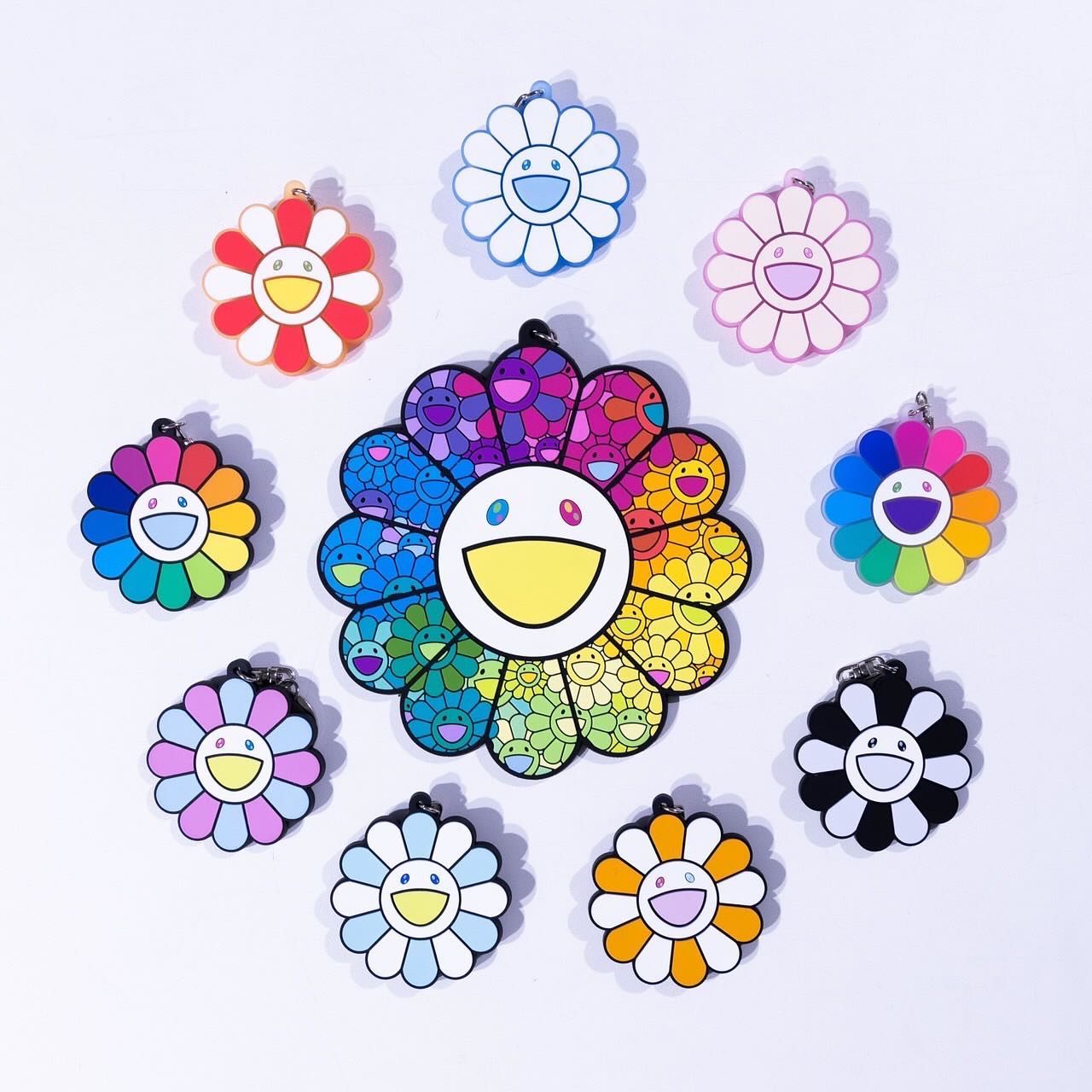 村上隆 Takashi Murakami Flower Rubber Keyring