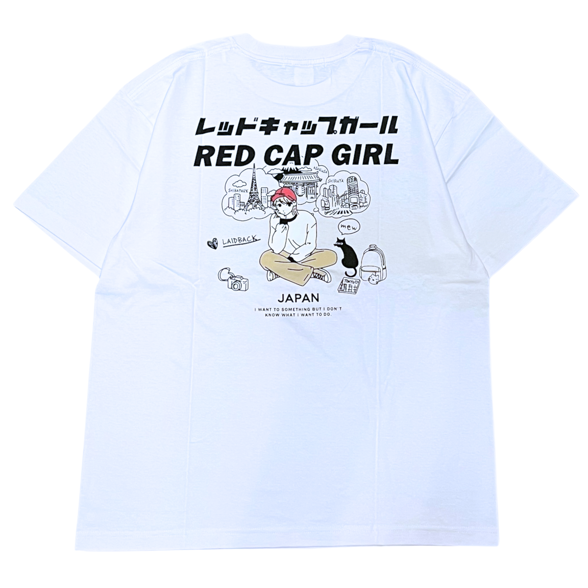 RED CAP GIRL TOKYO Sightseeing Graphic T-Shirt