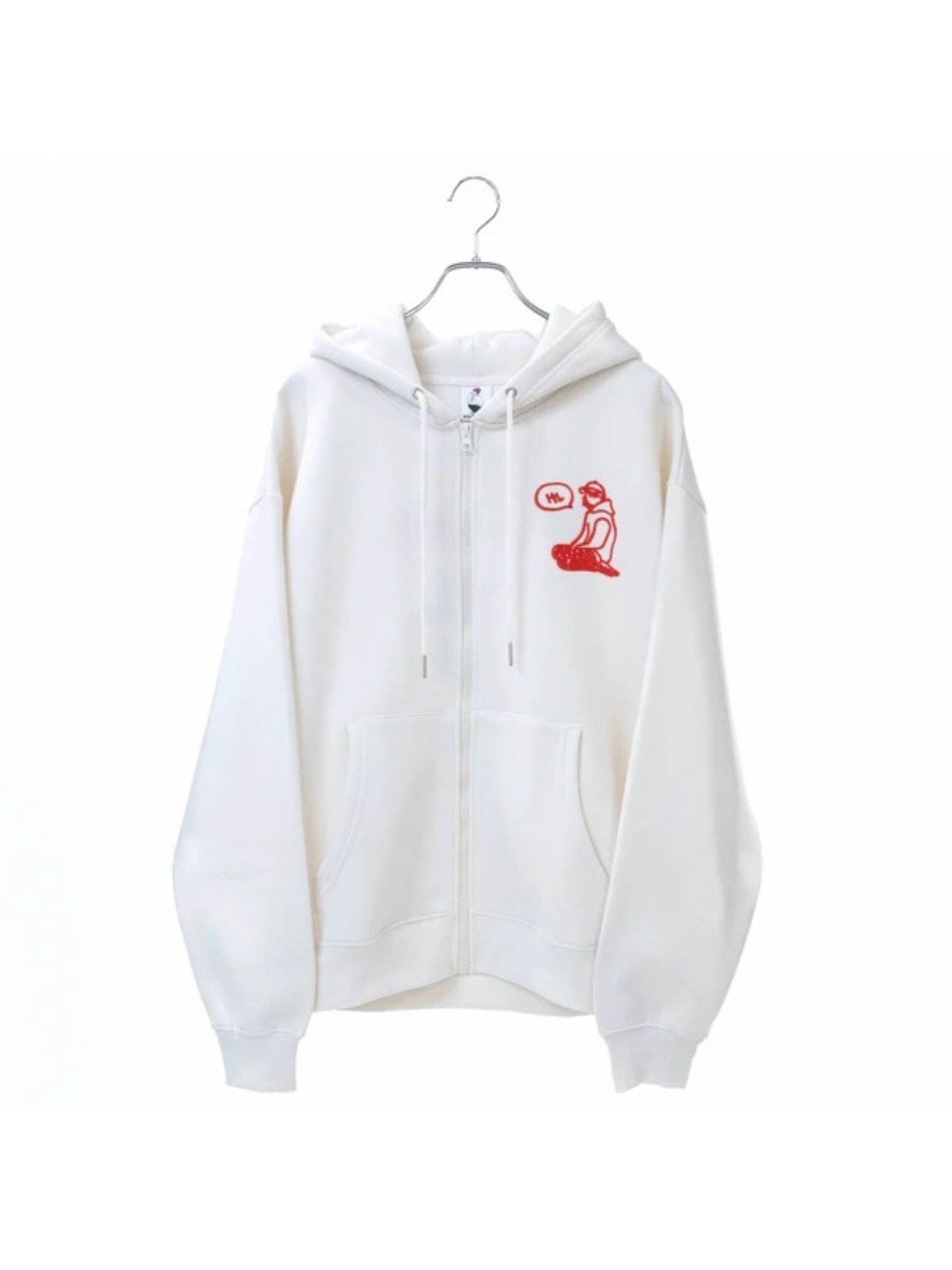 RED CAP GIRL Sagara - Embroidery Zip Hoodie
