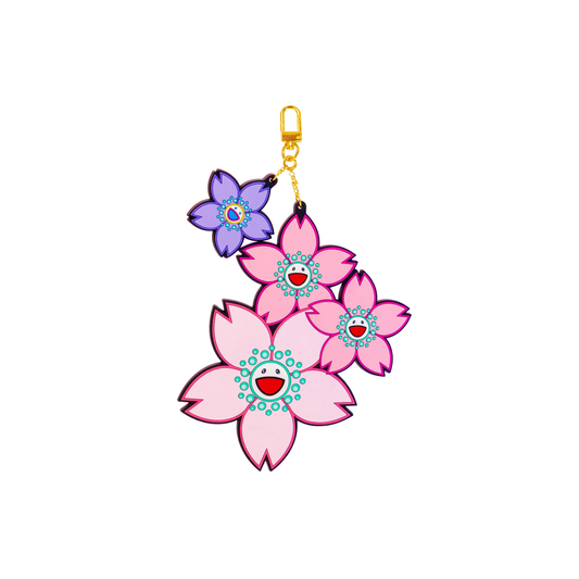 村上隆 Takashi Murakami Cherry Blossom Rubber Keyring