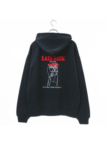 RED CAP GIRL Sagara - Embroidery Zip Hoodie