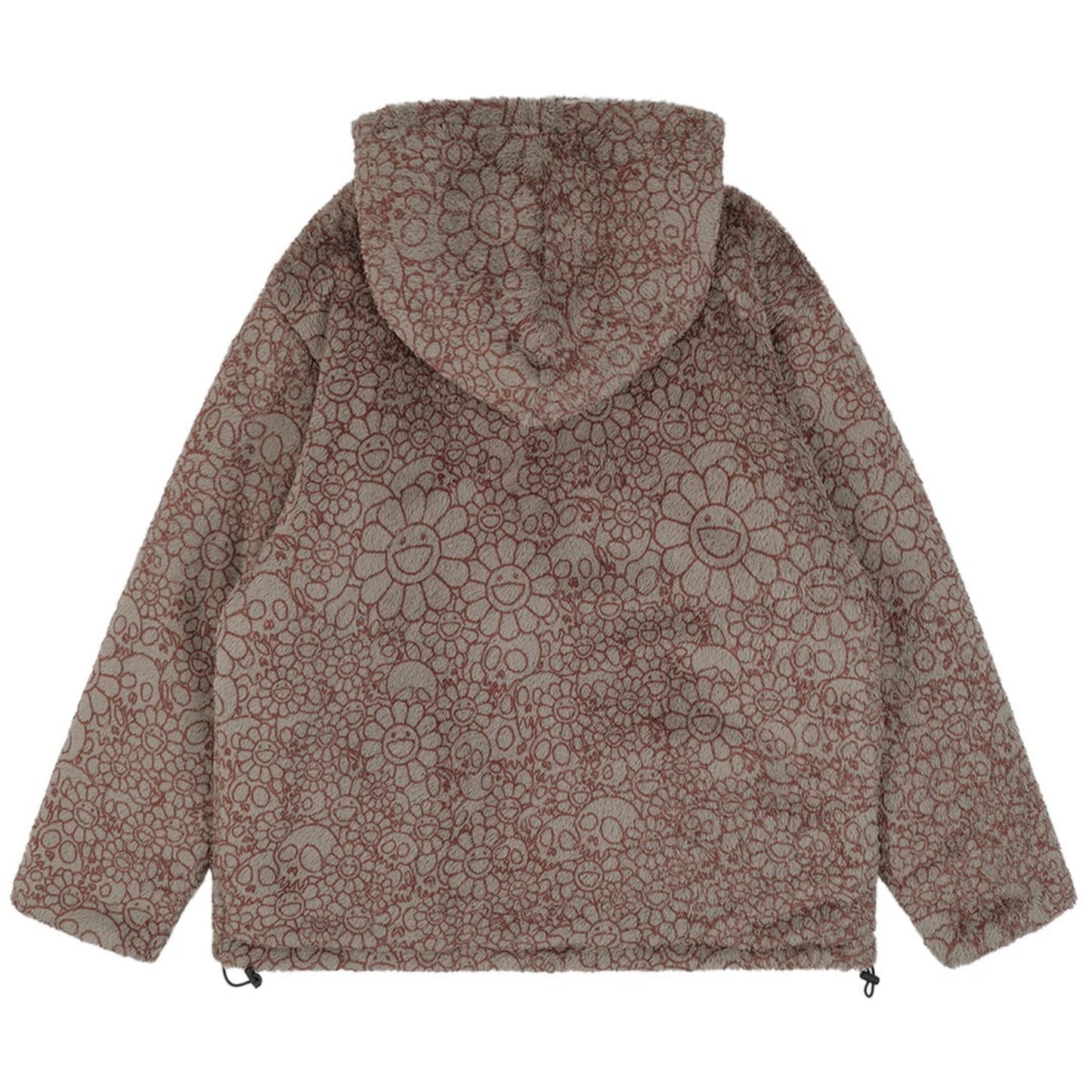 村上隆 Takashi Murakami Reversible Boa Zip Hoodie