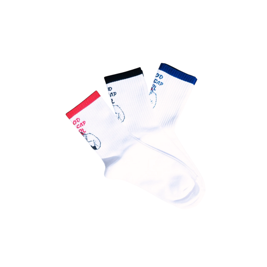 RED CAP GIRL Crew Socks (Set of 3)