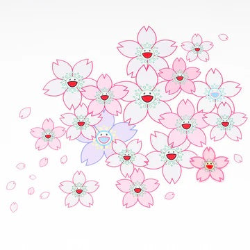 村上隆 Takashi Murakami Cherry Blossoms "HANABANA" L/S T-Shirt