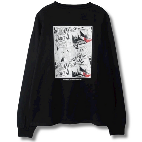 RED CAP GIRL Comics Long Sleeve T-Shirt