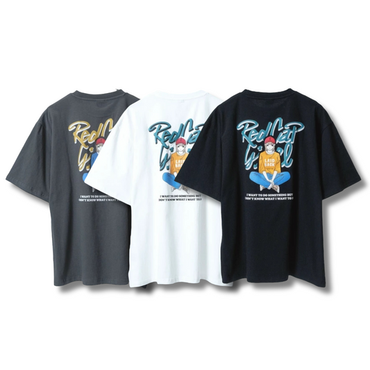 Red Cap Girl RCG Back Printed Tee