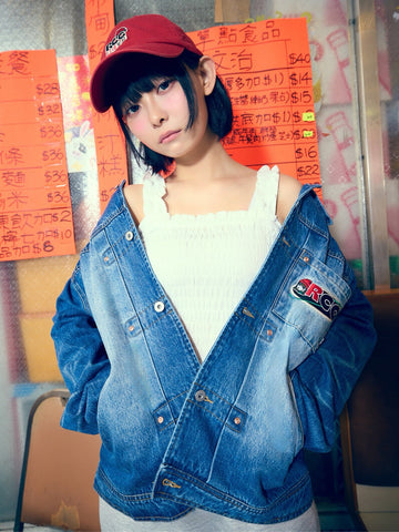 RCG x 新香冰廳 WASHED DENIM JACKET (HONG KONG LIMITED)