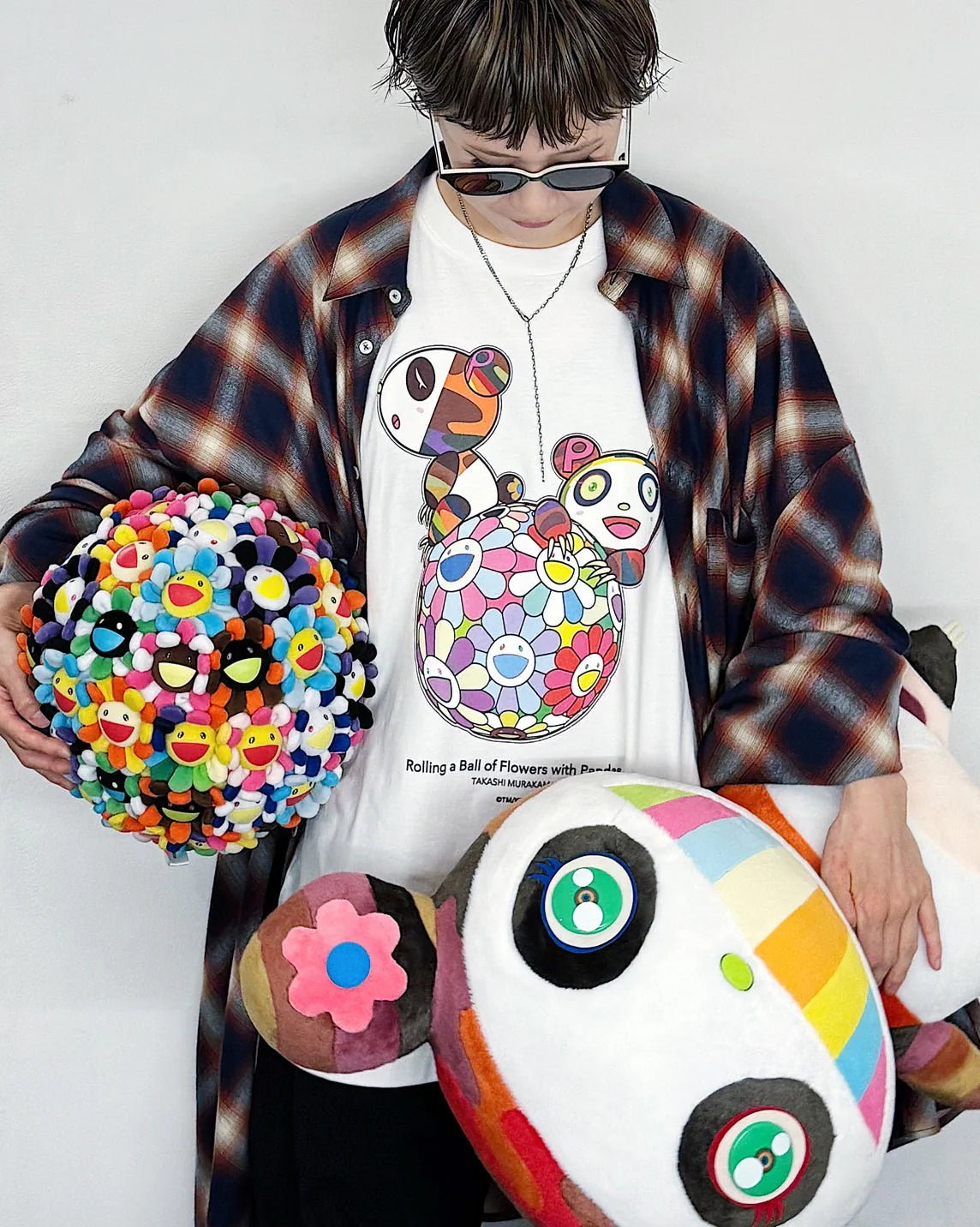 Takashi Murakami Panda Plush Doll